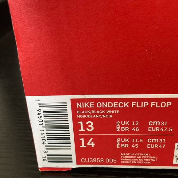 NIKE ONDECK  FLIP  FLOP Unisex - Picture 3 of 3